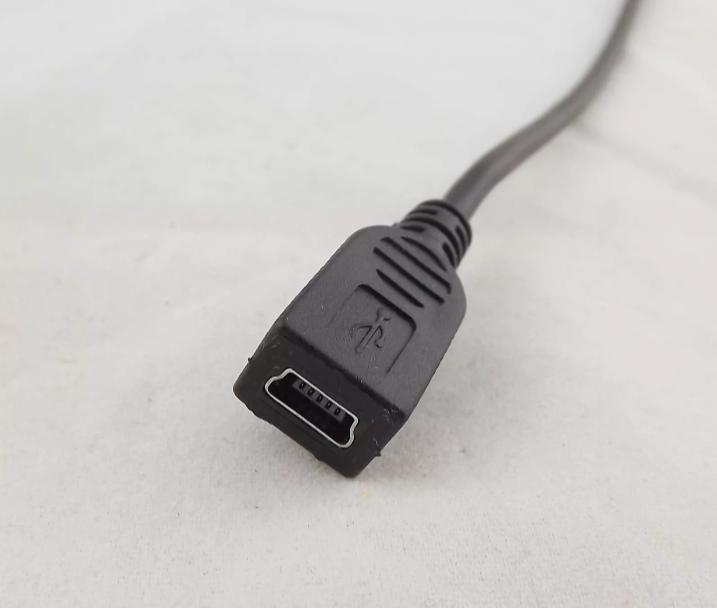 10x Mini USB B 5 Pin Male to Female Jack Data Extension Cable Adapter Connector