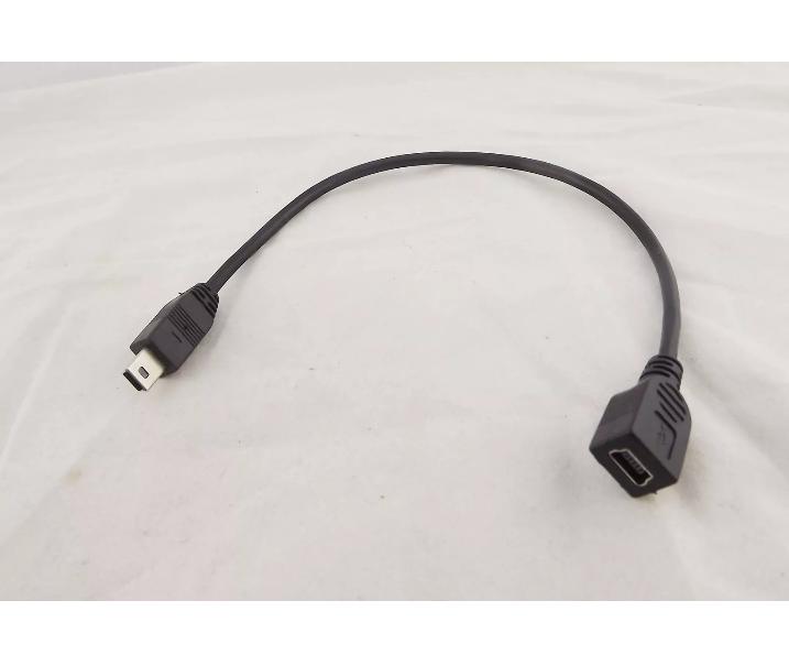 10x Mini USB B 5 Pin Male to Female Jack Data Extension Cable Adapter Connector