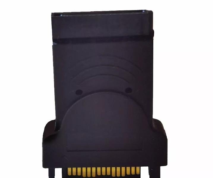 10x SATA 15 Pin Male to SATA Female HDD Power Gender Converter Adapter Extender