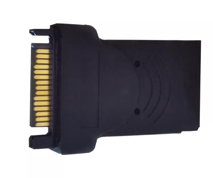 10x SATA 15 Pin Male to SATA Female HDD Power Gender Converter Adapter Extender