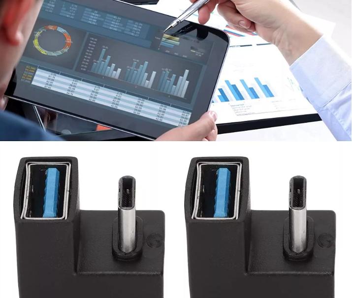 10x Tablet Mobile Phone U Shape Adapter USB 3 1 C Male to 3 0 A Female Extender
