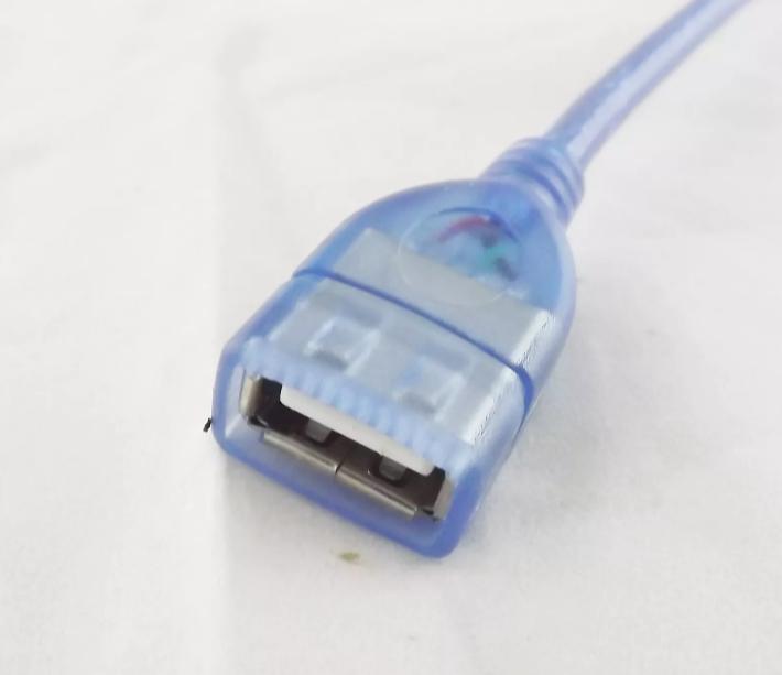 10x USB 2 0 A Male to Female Jack Data Cable Extension Cord Adapter Blue 1FT