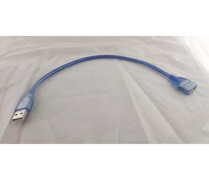 10x USB 2 0 A Male to Female Jack Data Cable Extension Cord Adapter Blue 1FT