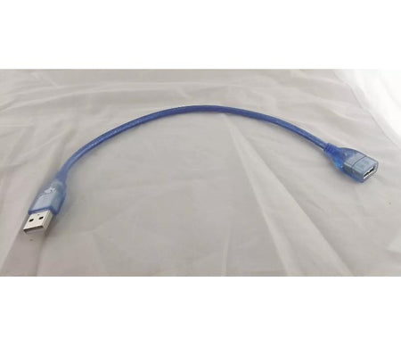 10x USB 2 0 A Male to Female Jack Data Cable Extension Cord Adapter Blue 1FT