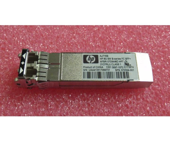 B-Series AFBR-57D9AMZ-HP7 670504-001 AJ716B 8Gbps