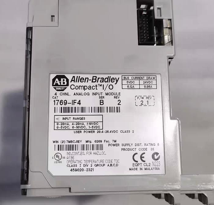1769-IF4AB 0-20mA 4-20mA 10VDC 20 4-26 4VDC