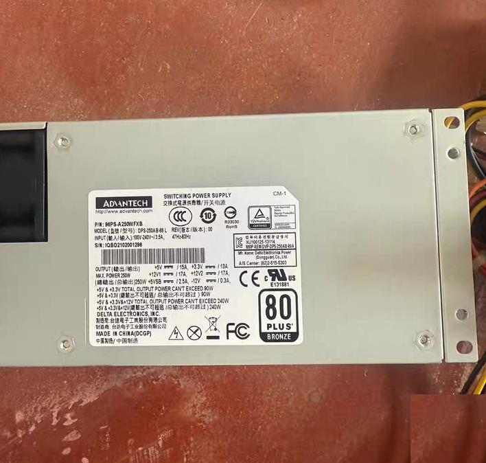 1U GW-FLX250M 250W DPS-250-89L 240WFSP250-50LC 250W