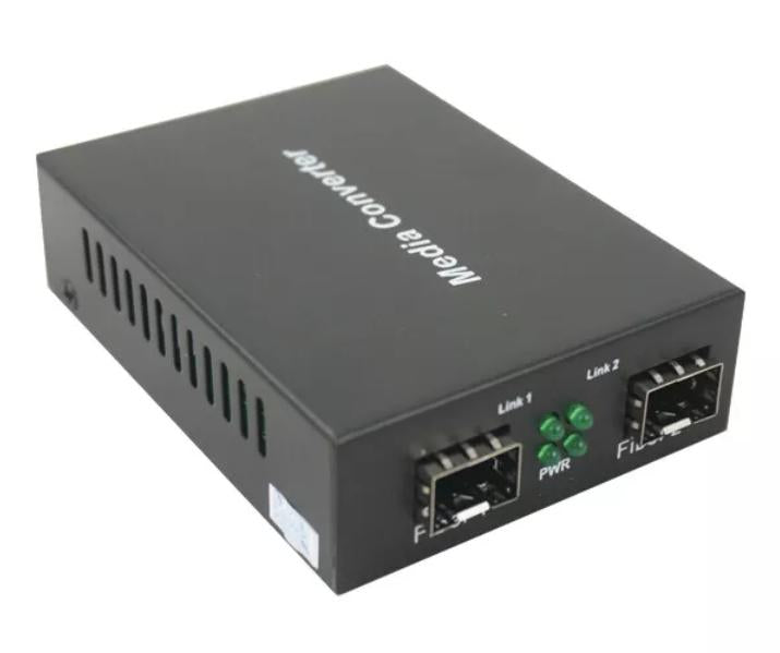 1 25G MM to SM Fiber Converter Multimode to Singlemode 10G optional