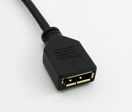 1ft Gold Plated Display Port DP Female to Mini Display Port Male Connector Cable