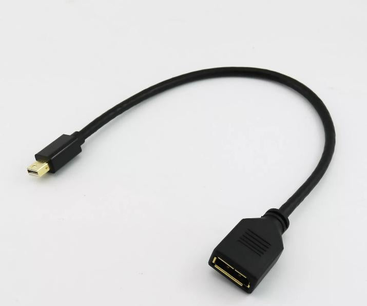 1ft Gold Plated Display Port DP Female to Mini Display Port Male Connector Cable