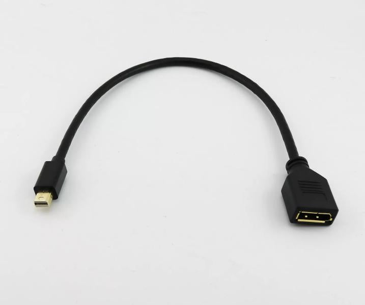 1ft Gold Plated Display Port DP Female to Mini Display Port Male Connector Cable
