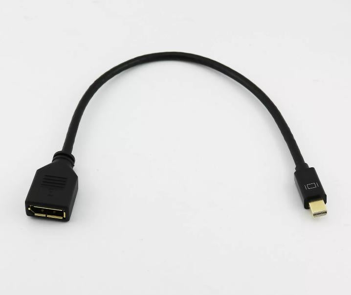 1ft Gold Plated Display Port DP Female to Mini Display Port Male Connector Cable
