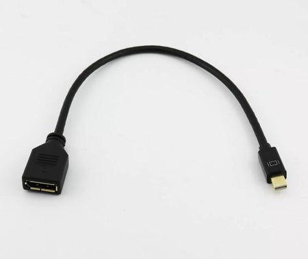 1ft Gold Plated Display Port DP Female to Mini Display Port Male Connector Cable