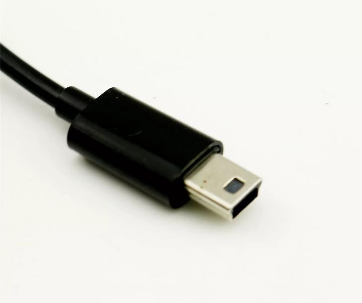 1pc 1M 3FT Spiral Coiled Micro USB B Male 5 Pin to Mini USB B Male Adapter Cable