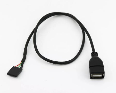 1pc 1 5ft USB 2 0 A Female to Dupont 5 Pin Female Jack Header Motherboard Cable