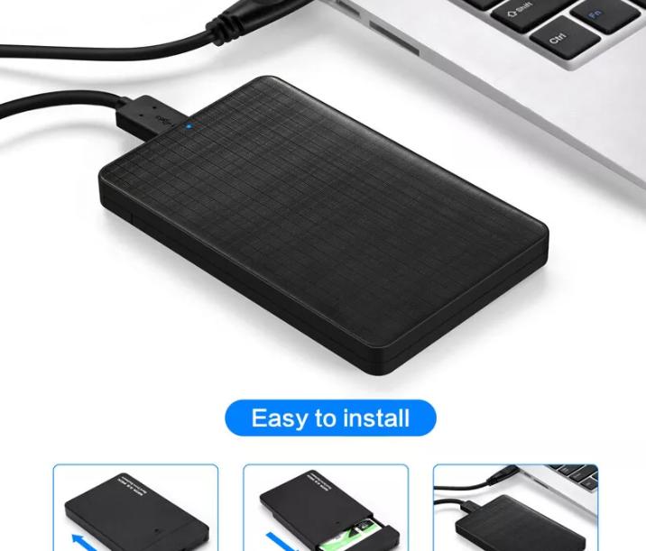 1pc 2 5 Inch SATA USB 3 0 HDD Enclosure External Laptop PC Hard Drive Box Case