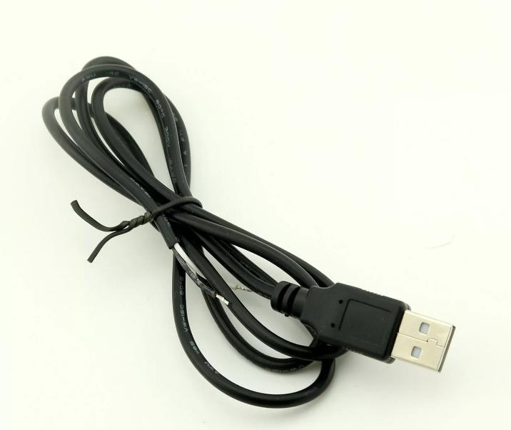 1pc 3FT USB 2 0 Type A Male to 2 Pin 2 Wire Connector DIY Charging Cable Cord