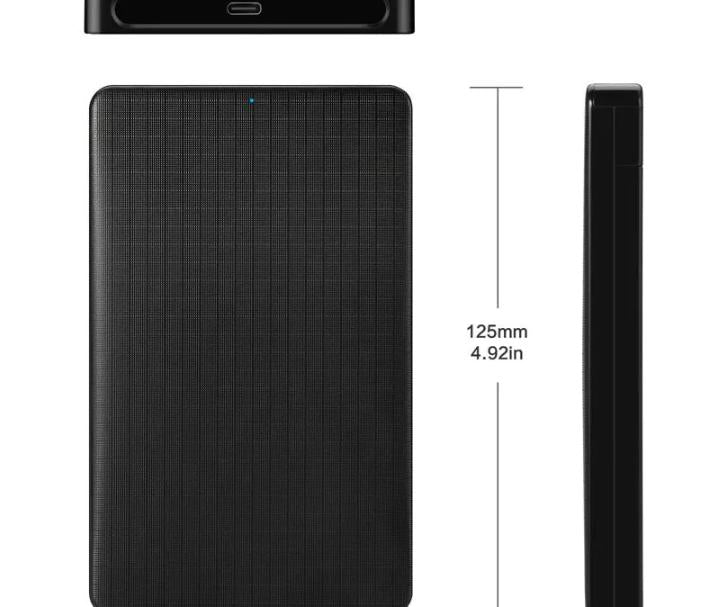 1pc SATA 2 5 Inch HDD Enclosure Type C Hard Drive HDD Case External Laptop