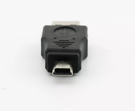 1pc USB 2 0 A Male To USB Mini 5 Pin Male Plug Adapter Converter Connector Black