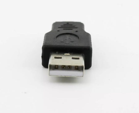 1pc USB 2 0 A Male To USB Mini 5 Pin Male Plug Adapter Converter Connector Black