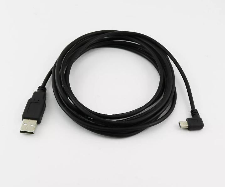1pc USB 2 0 A Male to 90 Degree Left Angled Mini USB Male Data Charging Cable 3M
