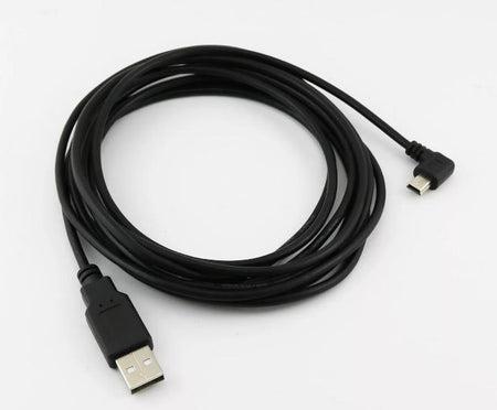 1pc USB 2 0 A Male to 90 Degree Left Angled Mini USB Male Data Charging Cable 3M