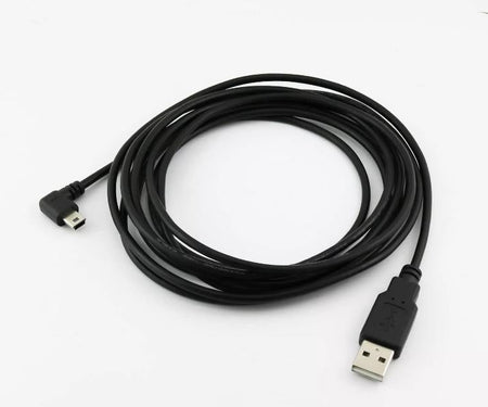 1pc USB 2 0 A Male to 90 Degree Left Angled Mini USB Male Data Charging Cable 3M