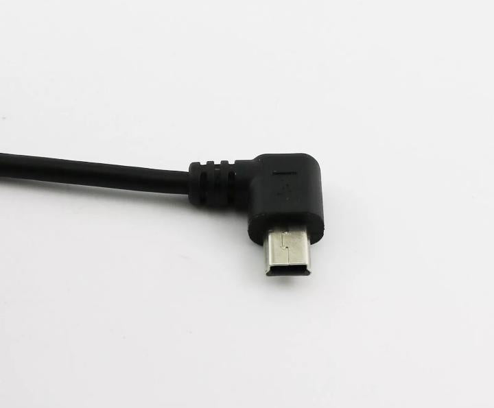 1pc USB 2 0 A Male to 90 Degree Left Angled Mini USB Male Data Charging Cable 3M