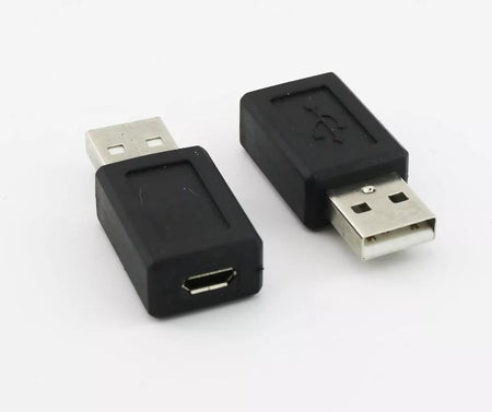 1pc USB 2 0 Type A Male to Micro USB B 5 Pin Female Jack Adapter Converter Black
