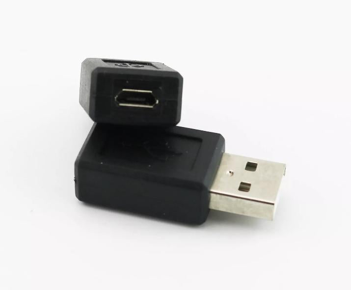 1pc USB 2 0 Type A Male to Micro USB B 5 Pin Female Jack Adapter Converter Black