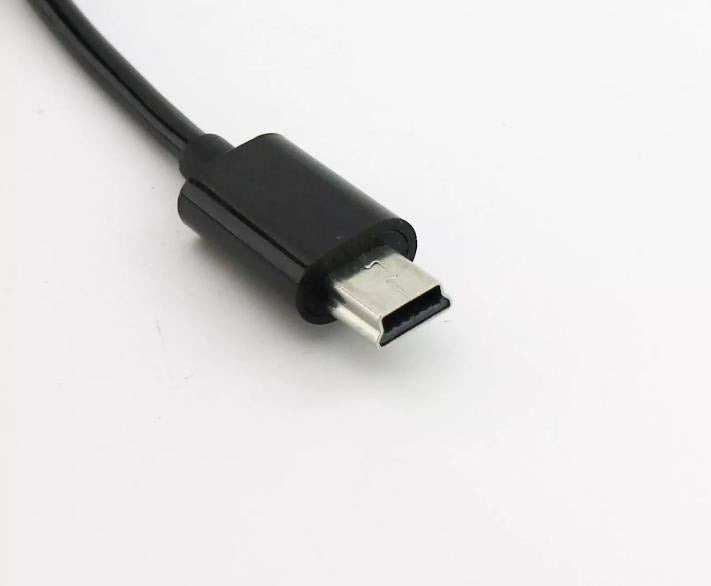 1pc USB 3 1 Type C Male To Mini 5 Pin Male Spiral Coiled Data Sync Charger Cable