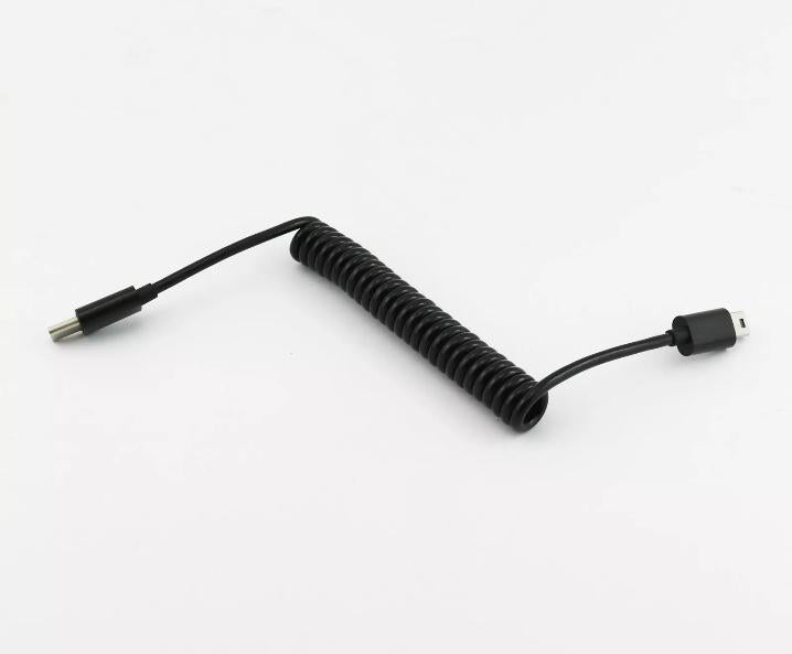 1pc USB 3 1 Type C Male To Mini 5 Pin Male Spiral Coiled Data Sync Charger Cable