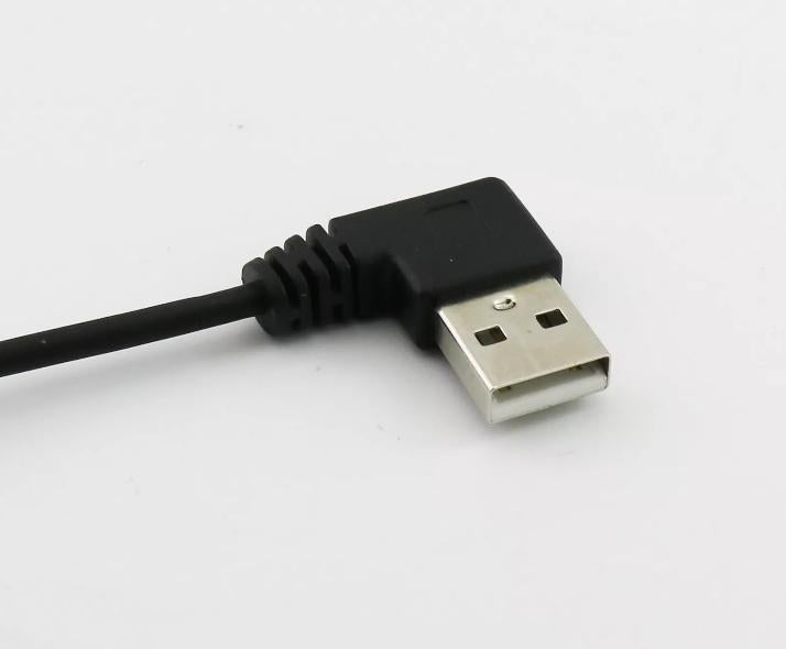1x 1 5m USB 2 0 A Female to Male Right Angled Spiral Coiled Extension Cable Cord