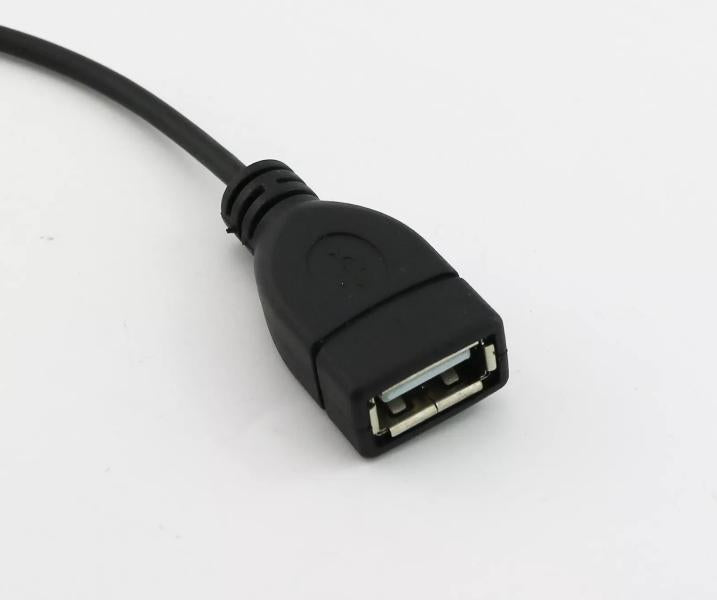 1x 1 5m USB 2 0 A Female to Male Right Angled Spiral Coiled Extension Cable Cord