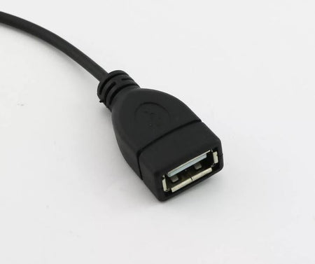 1x 1 5m USB 2 0 A Female to Male Right Angled Spiral Coiled Extension Cable Cord