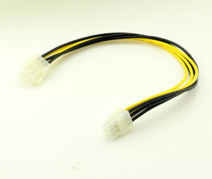1x 1ft 6 Pin 12V Power Extension Cable Male to Female EPS P4 ATX Motherboard CPU