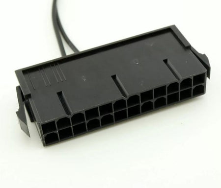 1x 24 Pin Male to Female Dual PSU Power Supply Cable ATX Motherboard Connector