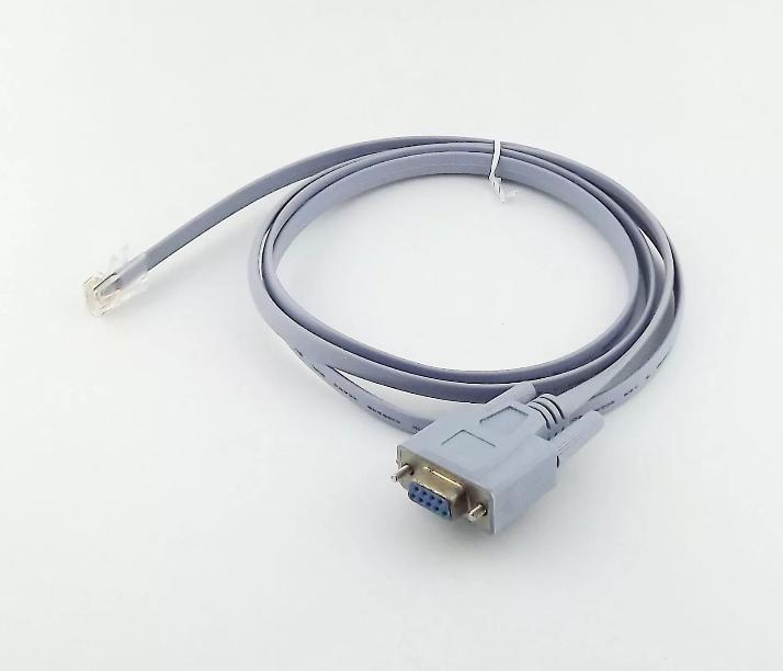 1x Console RJ45 8P8C Male To DB9 Female Serial Cable For Cisco Switch ...