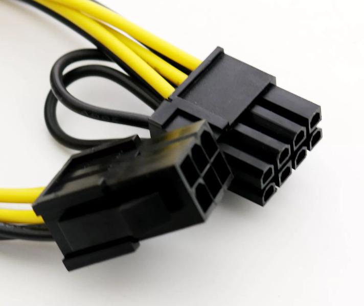 1x PCI Express PCIe 6 Pin to 8 6 2 Pin Graphics Card Power Connector Cable
