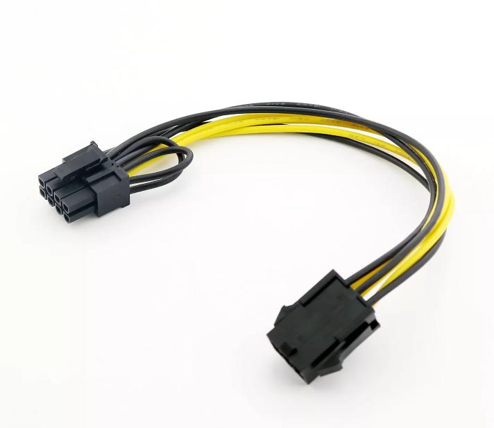 1x PCI Express PCIe 6 Pin to 8 6 2 Pin Graphics Card Power Connector Cable