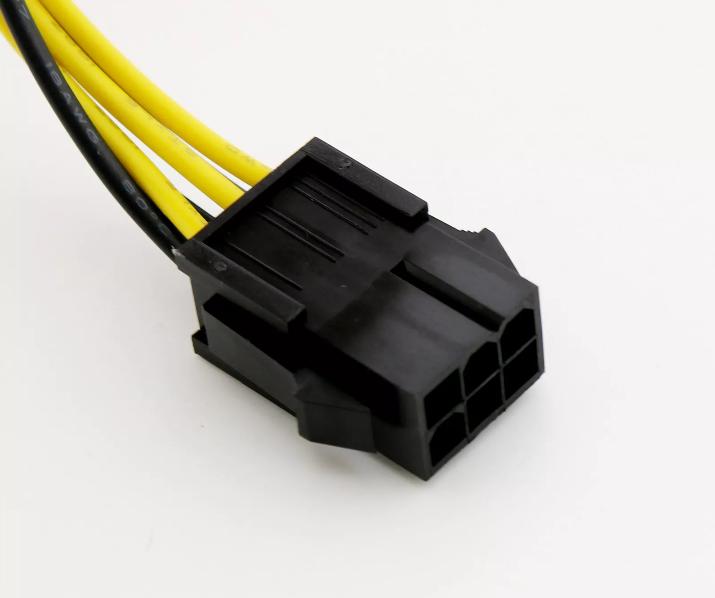 1x PCI Express PCIe 6 Pin to 8 6 2 Pin Graphics Card Power Connector Cable