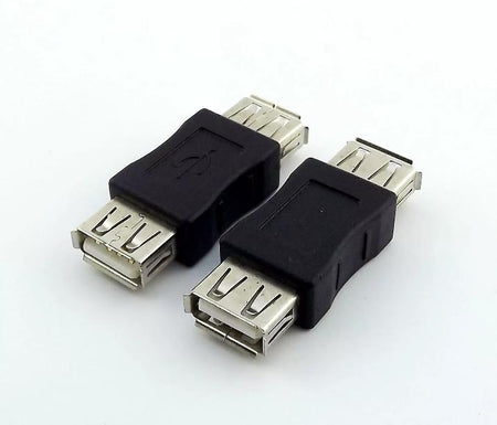 1x USB 2 0 A Female Jack to 2 0 A Female Coupler OTG Adapter Connector Converter