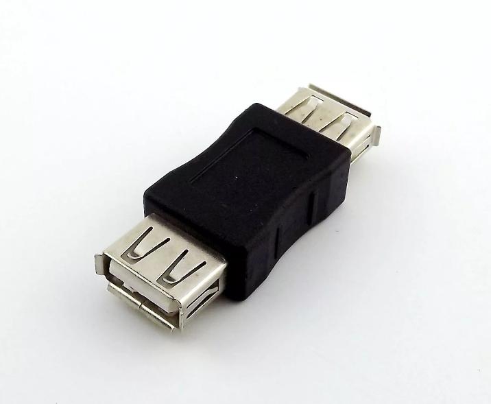 1x USB 2 0 A Female Jack to 2 0 A Female Coupler OTG Adapter Connector Converter