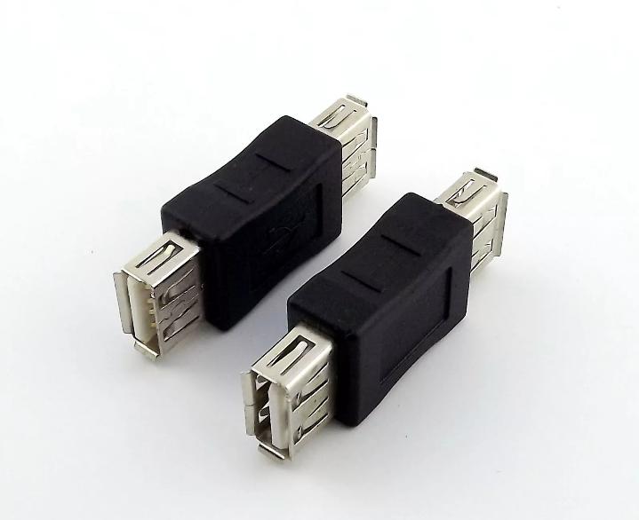 1x USB 2 0 A Female Jack to 2 0 A Female Coupler OTG Adapter Connector Converter