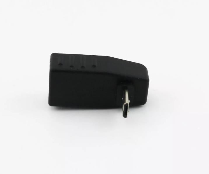 1x USB 2 0 A Female To Down Angle Micro 5 Pin B Male OTG Host Adapter Connector