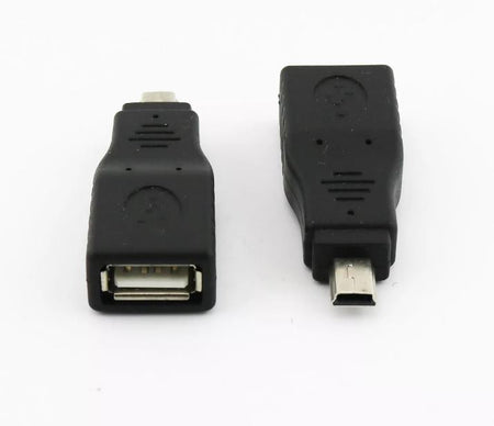 1x USB 2 0 A Female to Mini USB B 5 Pin Plug Male OTG Converter Adapter Straight