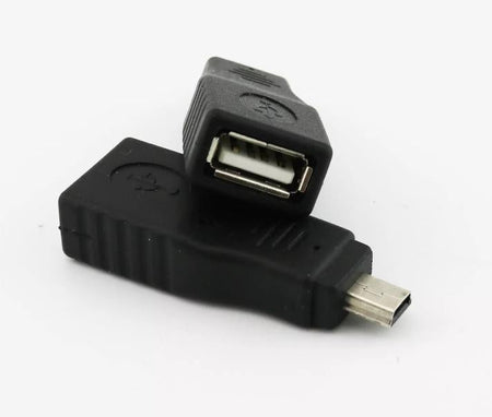1x USB 2 0 A Female to Mini USB B 5 Pin Plug Male OTG Converter Adapter Straight