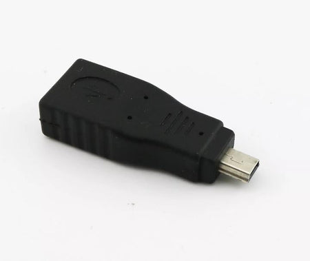 1x USB 2 0 A Female to Mini USB B 5 Pin Plug Male OTG Converter Adapter Straight