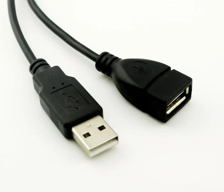 1x USB 2 0 A Male To USB 2 0 A Female and Male Y Splitter Adapter Cable Cord 1FT