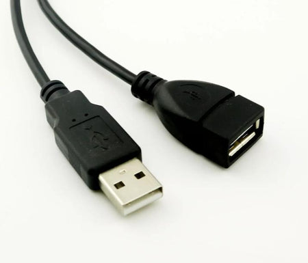 1x USB 2 0 A Male To USB 2 0 A Female and Male Y Splitter Adapter Cable Cord 1FT